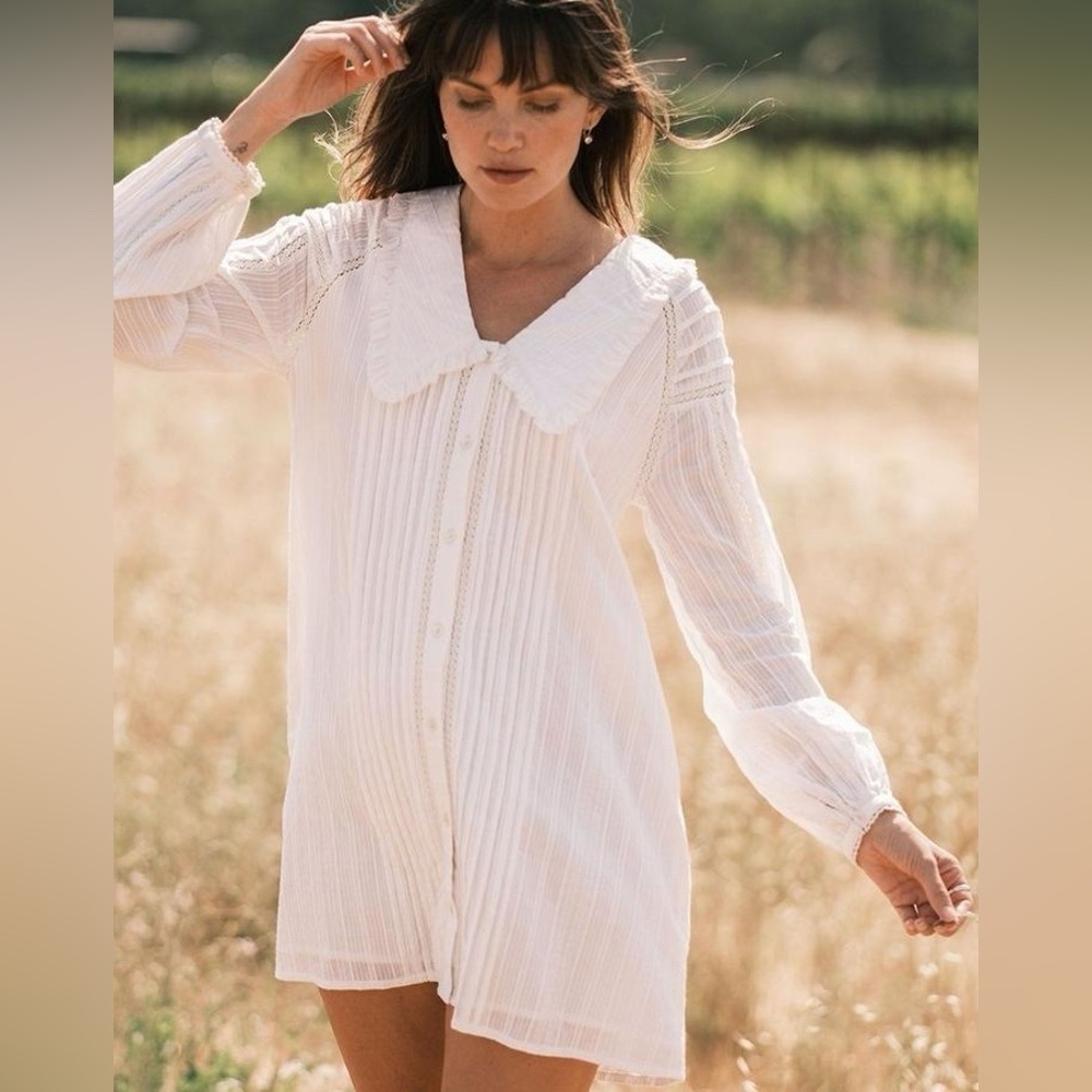 CLEOBELLA
VIOLA MINI DRESS - IVORY
SZ  SMALL